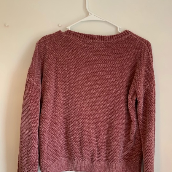 pink soft textured sweater - Picture 3 of 3